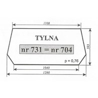 SZYBA 704=731 TYŁ URSUS 3512 3414 KOJA