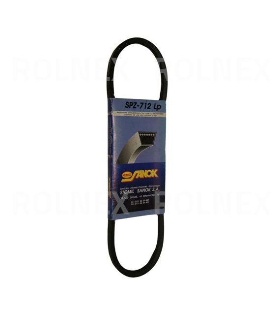 PASEK SPZ 712 SANOK ŻŁÓTY