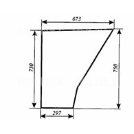 SZYBA 735 DRZWI DÓŁ 4512 3515 KOJA