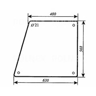 SZYBA 76 DRZWI GÓRA MH255 URSUS 4512