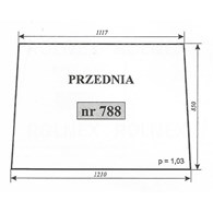 SZYBA 788 PRZÓD T25 A2 NAGLAK KOŹMIN