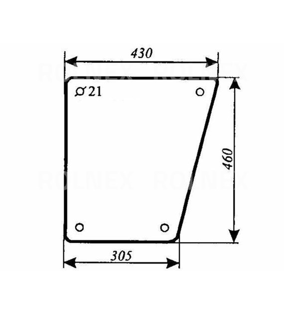 SZYBA 79 MF 255  4512 DRZWI DÓŁ