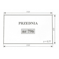 SZYBA 796 PRZEDNIA C360 SZYSZKA