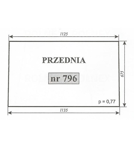 SZYBA 796 PRZEDNIA C360 SZYSZKA