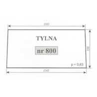 SZYBA 800 TYŁ C360 SZYSZKA