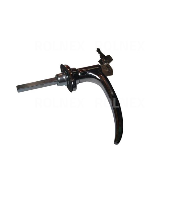 KLAMKA Z KLUCZYKIEM CHROMOWANA UWAGA  W PACZCE 2 SZT