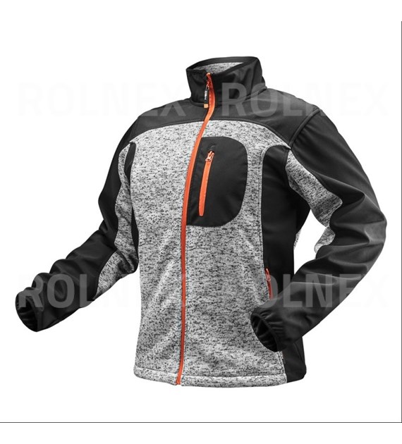 BLUZA DZIANA Z TKANINĄ SOFTSHELL ROZM. M