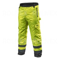 SPODNIE ROBOCZE OCIEPLANE ROZMIAR XXL OSTRZEGAWCZE ŻÓŁTE