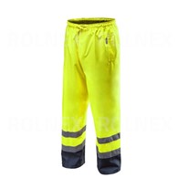 SPODNIE ROBOCZE WODOODPORNE ROZMIAR L OSTRZEGAWCZE ŻÓŁTE