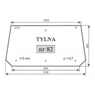 SZYBA 82 TYŁ MF255 URSUS 4512 5314 STANDARD 31976K91