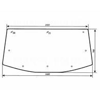 SZYBA 825 TYLNA URSUS 1634 1654,1934 KUNÓW