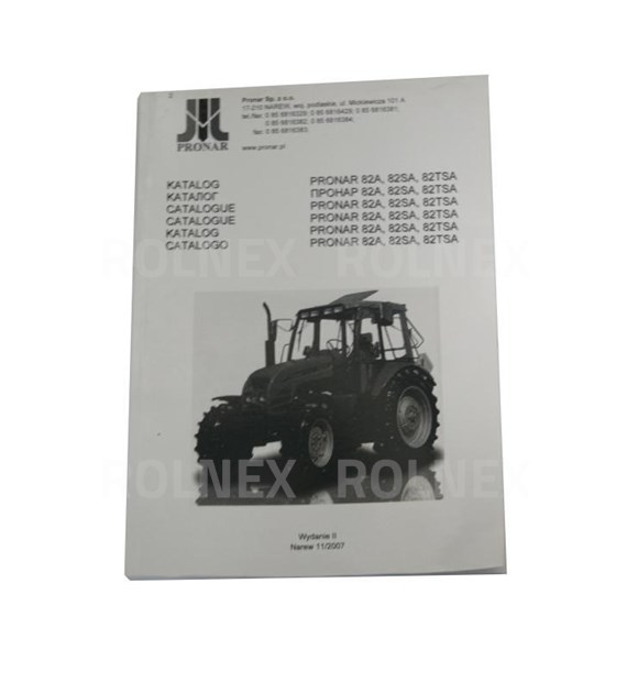 KATALOG PRONAR 82A,82SA,82TSAII