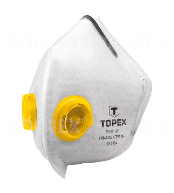 PÓŁMASKA PRZECIWPYŁOWA TOPEX 2 ZAWORKI