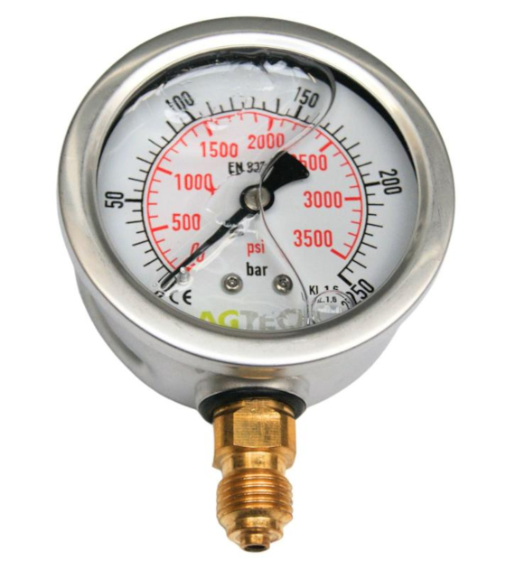 MANOMETR CIŚNIENIA 250 BAR FI63mm - 1/4 