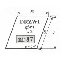 SZYBA 87 DRZWI GÓRA URSUS 912 KUNÓW C385