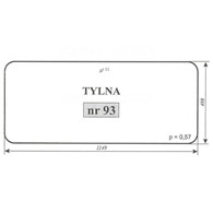 SZYBA 93 TYŁ C330 CHOJNÓW
