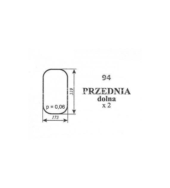 SZYBA 94 PRZÓD DÓŁ C330 CHOJNÓW