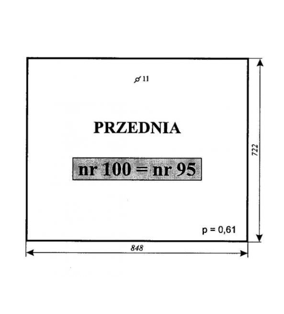 SZYBA 95=100 PRZÓD C330 CHOJNÓW