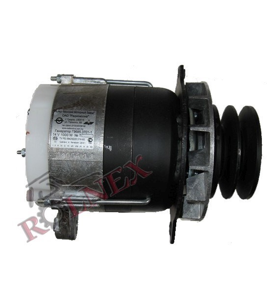 ALTERNATOR MTZ 14V 1000W 2 PASKI ORYGINAŁ 1025/96853701-1 3 WYJŚCIA