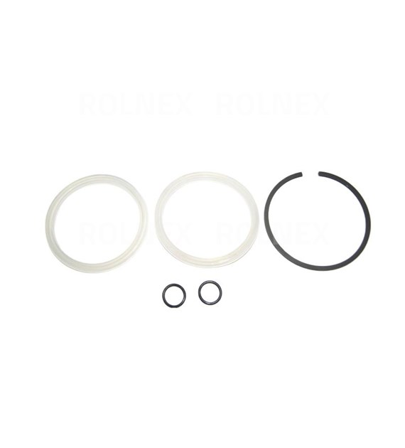 KOMPLET USZCZELNIEŃ TŁOKA PODNOŚNIKA C360 2x pierścień gumowy przezroczysty 1xmetal