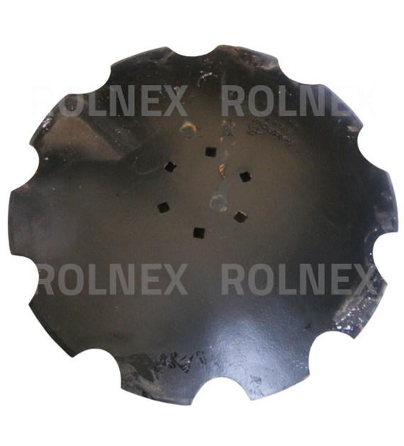 TALERZ AGREGATU 560mm 6 otworów 4mm grubości