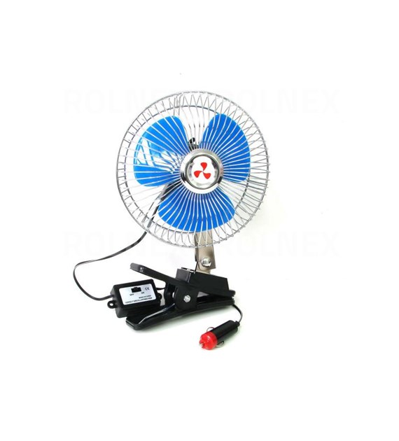 WENTYLATOR SAM.12V METALOWY CHROM