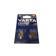 BATERIA VARTA CR2025 BLISTER 2szt