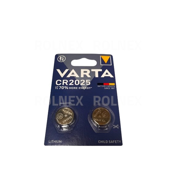 BATERIA VARTA CR2025 BLISTER 2szt