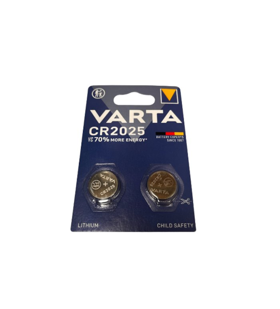 BATERIA VARTA CR2025 BLISTER 2szt
