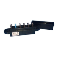SKRZYNKA BEZPIECZNIKÓW ORYGINAŁ 6 BEZPIECZNIKÓW, WYJŚCIE NA WSUWKI
