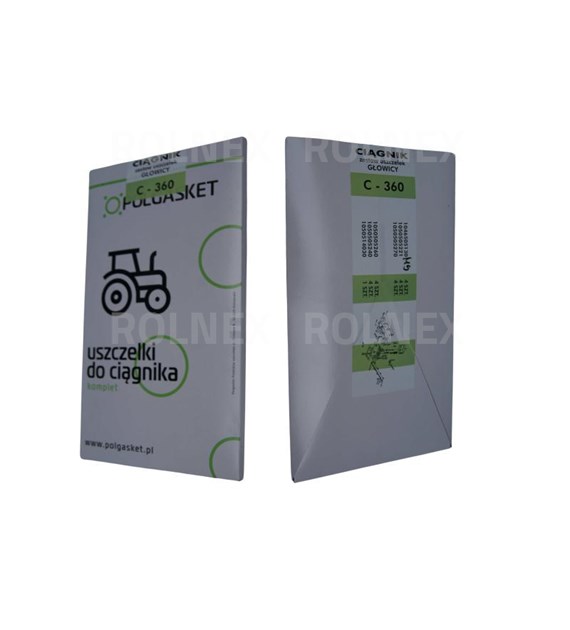 KOMPLET USZCZELEK GŁOWICY C360U.CU.SILIK.OKUTA POLGASKET