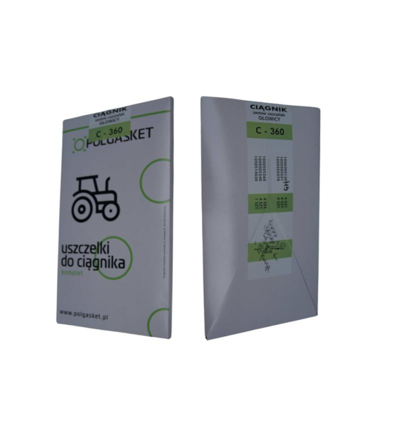 KOMPLET USZCZELEK GŁOWICY C360U.CU.SILIK.OKUTA POLGASKET