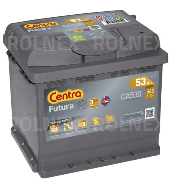 AKUMULATOR 53 AH FUTURA P+