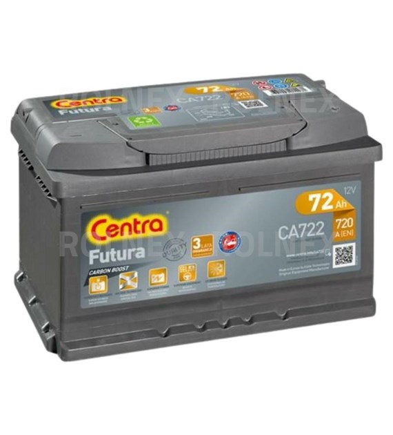 AKUMULATOR 72 AH FUTURA P+