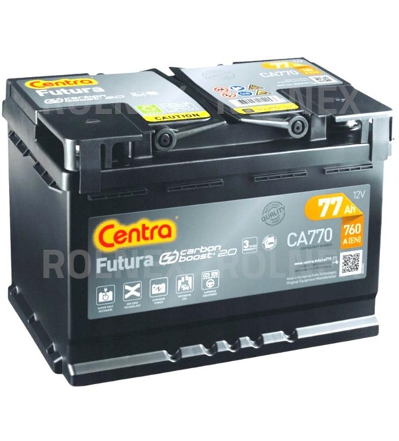 AKUMULATOR 77 AH CENTRA FUTURA P+