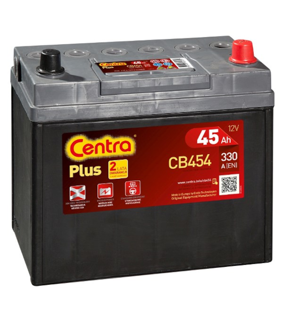 AKUMULATOR 45 AH CENTRA PLUS P+ HONDA