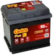 AKUMULATOR 50 AH CENTRA PLUS P+