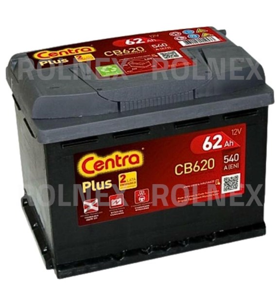 AKUMULATOR 62 AH CENTRA PLUS P+