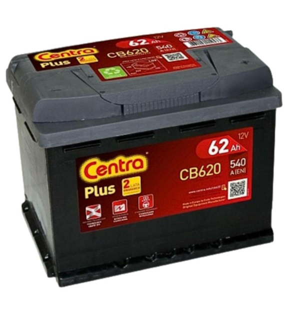 AKUMULATOR 62 AH CENTRA PLUS P+