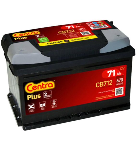 AKUMULATOR 71 AH CENTRA PLUS P+