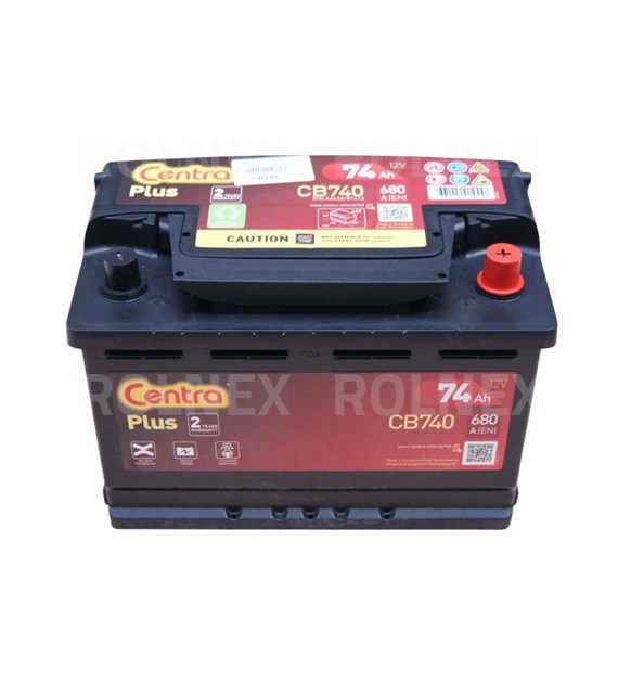 AKUMULATOR 74 AH CENTRA PLUS P+