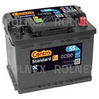 AKUMULATOR 55 AH CENTRA STANDARD P+
