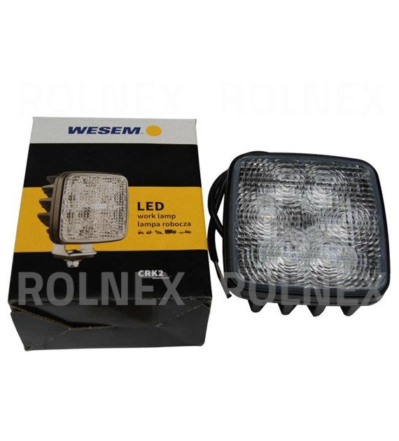 LAMPA ROBOCZA KWADRATOWA 9 LED WESEM 800 lm