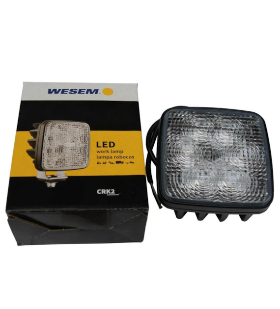 LAMPA ROBOCZA KWADRATOWA 9 LED WESEM 800 lm