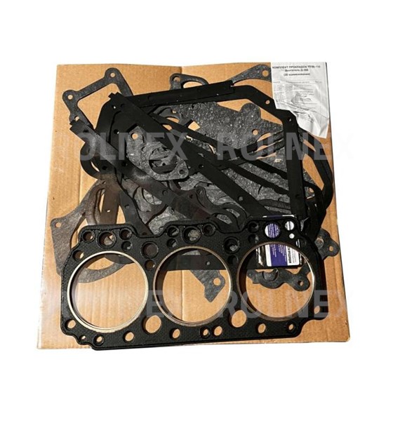 KOMPLET USZCZELEK SILNIKA MTZ 1221 6 C ROSJA BEZ USZCZELKI POD GŁOWICĘ