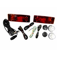 INSTALACJA PRZYCZEPY D-47/D-50 KPL+LAMPY LSN OBRYSOWE+TYLNE+GNIAZDO ELEKTR.