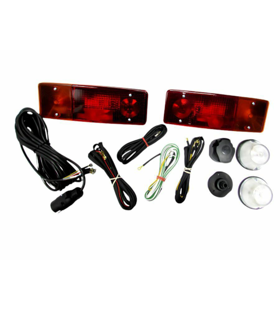 INSTALACJA PRZYCZEPY D-47/D-50 KPL+LAMPY LSN OBRYSOWE+TYLNE+GNIAZDO ELEKTR.