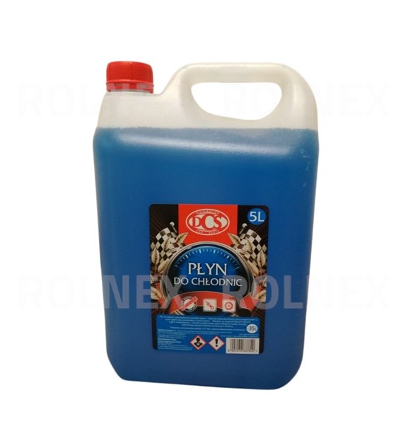 PŁYN DO CHŁODNIC DCS NIEBIESKI 5L -35C