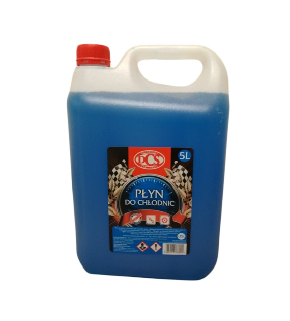 PŁYN DO CHŁODNIC DCS NIEBIESKI 5L -35C