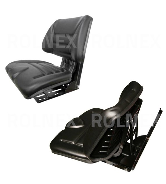 SIEDZENIE DZIELONE ECO 101 eko-skóra; brak regulacji przód-tył AKKOMSAN TURCJA